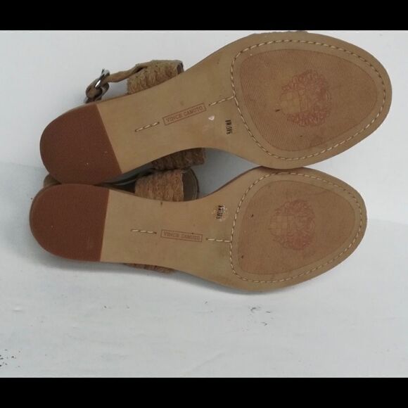 Vince Camuto  suede Raner Braided wedge sandals - Picture 3 of 9